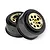 HPI 2.2/3.0" Blitz Mk.8 V2 Gold/Black Rims 2Pcs 106192