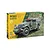 Italeri 1/72 scale M3A1 Scout Car plastic model kit box showing a finished military vehicle model on a grassy background.