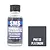 A 30ml bottle of SMS Metallic Platinum acrylic lacquer paint next to a dark grey colour swatch labeled PMT19 Platinum.