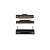 Rovan Black Aluminium Brake Pad Set 85201