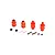 Rovan Red Aluminium Extended Shaft Kit 85180E
