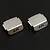 Yeah Racing Stainless Front & Rear Differential Skid Plates 2Pcs AXSC-033
