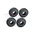 GPM 1.0" High Grip Crawler Tyres 4Pcs TRX4MZSP19B-BK