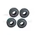 GPM 1.0" High Grip Tires 4Pcs TRX4MZSP21A-BK