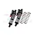 GPM Silver Aluminium Front And Rear Piggyback Shock 2Pcs XRT172F/R/LA-S-BK