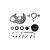 Rovan Silver Aluminium Super Heavy Duty Clutch Bell, Spur Gear Plate & Clutch Brace Kit 8522822