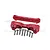 GPM Red Aluminium Front Suspension Arm Hinge Pin Retainer Set MAKX008A-R