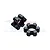 GPM Black Aluminium 24mm Wheel Hexes 2Pcs TXM010/10MMN-BK