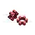 GPM Red Aluminium 24mm Wheel Hexes 2Pcs TXM010/10MMN-R