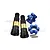 GPM Hardened Steel Universal CVD Joints 2Pcs w/ Blue Aluminium Wheel Hexes Set TXM8+1210/JT-B