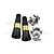 GPM Hardened Steel Universal CVD Joints 2Pcs w/ Silver Aluminium Wheel Hexes Set TXM8+1210/JT-S