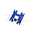 GPM Blue Aluminium Chassis Skid Plate 1Pcs TRX4M038B-B
