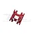 GPM Red Aluminium Chassis Skid Plate 1Pcs TRX4M038B-R