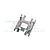 GPM Silver Aluminium Chassis Skid Plate 1Pcs TRX4M038B-S