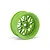 HPI 1.9" (6mm Off-Set) HRE C90 Green Rims 2Pcs 106772
