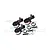 GPM 25T Black Aluminium Servo Horn 3Pcs TRX4025TSN/3-BK
