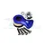 GPM Blue Aluminium 25T Servo Horn SH025TM/MN-B