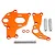 HPI Sprint 2 Orange Left & Right Motor Mount Set 106838