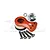 GPM Orange Aluminium 25T Servo Horn SH025TM/MN-OR