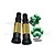 GPM Black Hardened Steel Universal CVD Joints 2Pcs w/ Green Aluminium Wheel Hexes Set TXM8+2410/JT-G