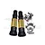 GPM Black Hardened Steel Universal CVD Joints 2Pcs w/ Silver Aluminium Wheel Hexes Set TXM8+2410/JT-S