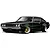 A digital illustration of a dark green Nissan Skyline 2000 GT-R model car with wide fender flares and gold wheels.