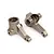HPI Bullet Bronze Aluminium Steering Hubs 2Pcs w/Screws 108078