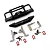Yeah Racing Black Aluminium Front & Rear Bumper TR4M-022BK