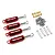 Yeah Racing Red Aluminium Internal Shock 4Pcs TR4M-025RD