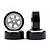 Yeah Racing 1.9" Silver Aluminium 6 Spoke Beadlock Rims 4Pcs WL-0173SV