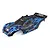 Traxxas 1/10 Rustler 4x4 ProGraphix Painted Body Shell - Blue 6717X