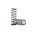 Traxxas 2.599 Rate White Strip GTX Medium Shock Springs 2Pcs 7841