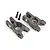 Traxxas Dark Titanium Aluminium Rear Hubs 2Pcs 9552A