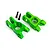 Traxxas Green Aluminium Rear Hubs 2Pcs 9552G