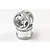 Kyosho 1.7" Satin Chrome Rear Rims 2Pcs SCH004SC
