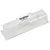 A clear, unpainted 1/10 scale RC rear wing by Bittydesign, shown from a high angle against a white background.
