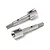 Two HPI Racing heavy-duty metal RC axles with threaded ends and drive cups, shown against a white background.