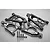 Rovan Black Aluminium Front Suspension Arms 2Pcs 851131