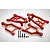 Rovan Red Aluminium Front Suspension Arms 2Pcs 851132