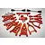Rovan Red Aluminium Front & Rear Suspension Kit 854411