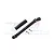A black GPM Racing rear centre CVD driveshaft with two small grub screws and a protective sleeve, set against a white background.