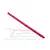 A long, red anodized aluminium chassis brace for RC cars, featuring a machined skeletonized design and GPM branding.