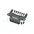 GPM Grey Aluminium Rear Lower Gearbox Mount MZA013N-GS