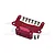 GPM Red Aluminium Rear Lower Gearbox Mount MZA013N-R