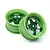 HPI 1.9" (3mm Off-Set) Work Meister S1 Green Rims 2Pcs 111090
