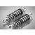 Rovan Silver Aluminium Adjustable Front Shocks 2Pcs 970713