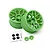 HPI 1.9" (6mm Off-Set) Mesh Green Rims 2Pcs 112811