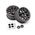 HPI 1.9" (6mm Off-Set) Mesh Black Rims 2Pcs 112812