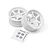 HPI 1.9" (6mm Off-Set) HRE C106 White Rims 2Pcs 112813