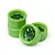 HPI 1.2" Micro RS4 Work Meister S1 Green Rims 2Pcs 112817